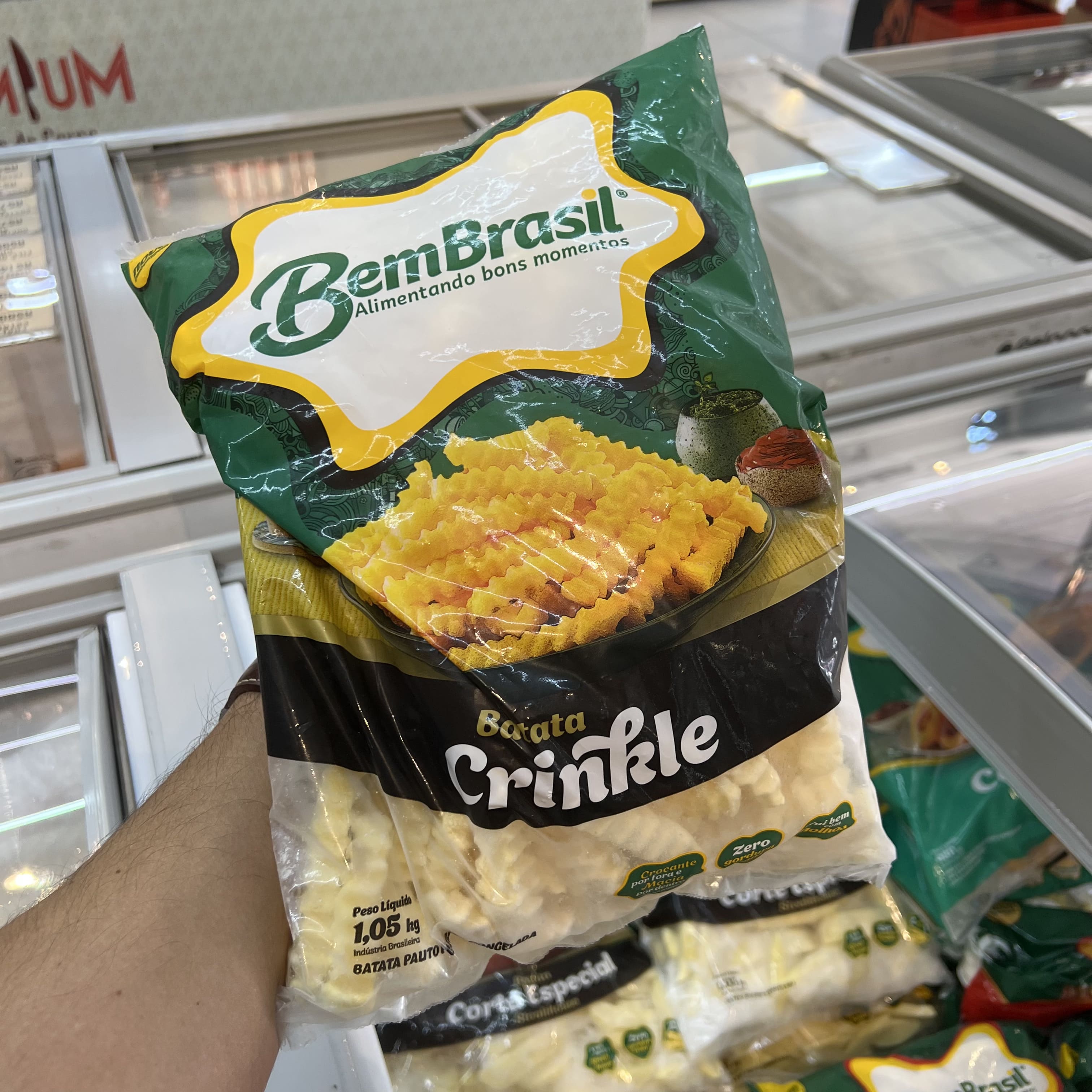 BATATA CRINKLE BEM BRASIL 1,05KG